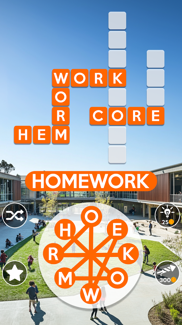 Wordscapes: Word puzzle game screenshot